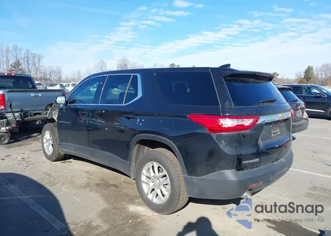 2020 Chevrolet Traverse Fwd Ls из США, поврежденный, VIN 1GNERFKW9LJ289661